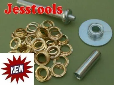 Tarpaulin Eyelet Repair Tool Kit & Metal Washers Eyes Round Rings Hole Punch   • £9.94