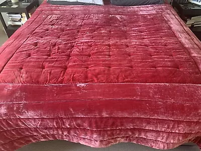 Quilted Bedspread / Eiderdown Laura Ashley Super King Size • £24