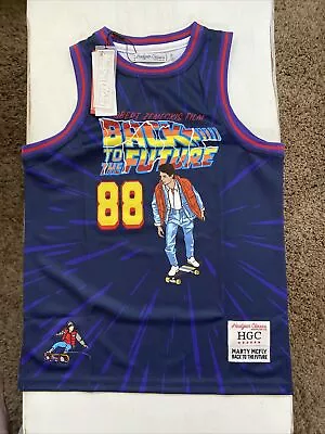 Youth Headgear Classics Jersey Back To The Future Marty Mcfly Basketball Med NWT • $54.95