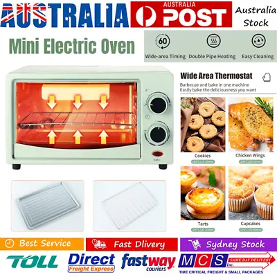 Mini Electric Oven 12L Pizza Bread Cake Baking Grill Barbecue Roaster Toaster OZ • $48.06