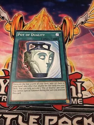 Pot Of Duality - Yu-Gi-Oh - SDHS-EN034 - 1st Edition - LP • $1.85