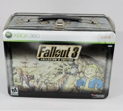 $234.95 • Buy Fallout 3 Collectors Edition Lunchbox (Xbox 360 Sealed Game, Book & Bobblehead)