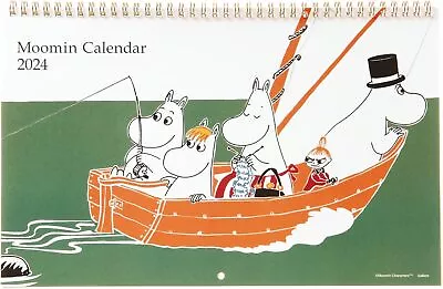 Gakken Staifle 2024 Calendar Moomin Body Size W330xH215xD11mm Wall Hanging 194g • $52.71