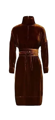 $320 • Buy Scanlan Theodore Velvet Dress Sz 8-10