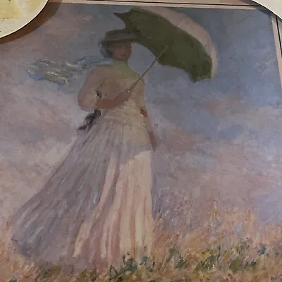 Claude Monet Framed Print Woman With  An Umbrella. 8”x 10”. • $9.87