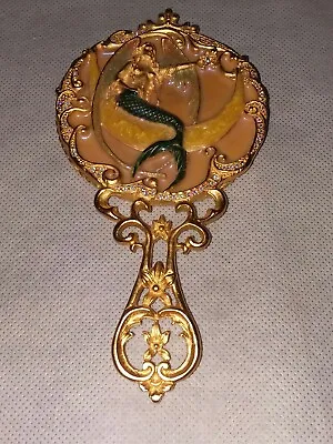 Htc Limited Edition Kirks Folly Sea Fairy Hand Mirror Gold Toned Vanity Mirror B • $68.99