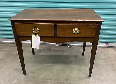 Antique English Hepplewhite Mahogany Dressing Vanity Table Lowboy C1795 • $850