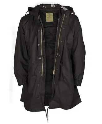 Mil-Tec US Army Black M51 Fishtail Winter Shell Hooded Parka With Liner • £99.99