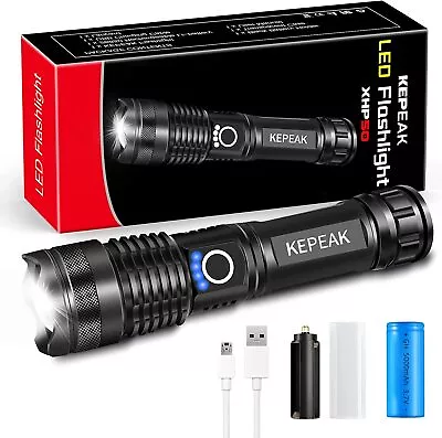 Lamparas De Mano Recargables Led Linternas Alta Potencia 90000 Lumens Potente • $18.99