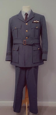 £105 • Buy Raf WW2 Mans Military Uniform 44  Chest Mens Jacket Trousers Shirt 1940s Style