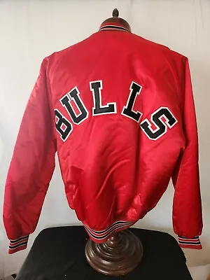 🚨🔥Vintage Chalk Line XXL Chicago Bulls Spellout Starter Style Jacket EUC Rare! • $699.99