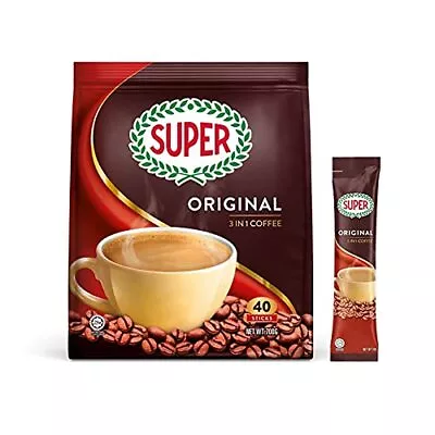 Super 3-In-1 Original Instant Coffee 40 Sticks X 20g ~ US SELLER • $19.99