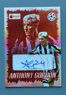 2023-24 Topps Merlin Heritage #137 Anthony Gordon Autograph 4/5 • $205