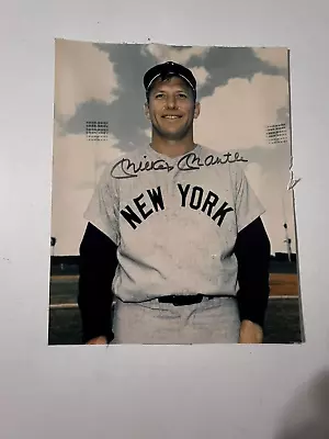Mickey Mantle New York Yankees Legend Signed 8x10 Photo Baseball Hall Of Fame • $29.99