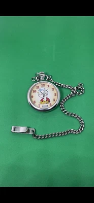 $99.99 • Buy Fossil Popeye Limited Edition Silver Pocket Watch Excellent Condition 372/15000