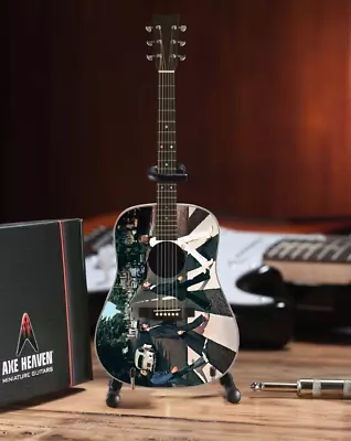 AXE HEAVEN Fab Four Abbey Road Acoustic Guitar Radio Days Miniature Display Gift • $25.19