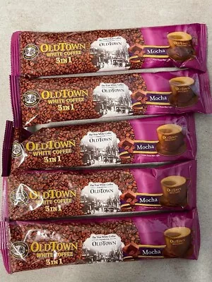 Old Town 3-In-1 Instant MOCHA White Coffee 10 Sticks X 35g + 1 FREE Stick • $8.99