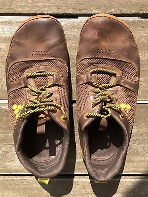 £17 • Buy Vivobarefoot Shoes Brown/Yellow Size EU46 UK11.5 (Scuffs/Paint Marks) See Pics