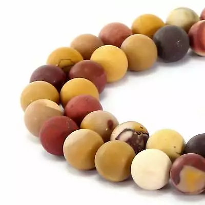 Mookaite Jasper Matte Round Beads 6mm 8mm 10mm 12mm 15.5  Strand • $7.99