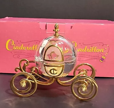 Cinderella Dreams Come True Crystal Coach The Disney Store In Original Box • $69.99