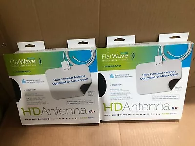 ( 2 PK) Winegard FlatWave Mini Digital HDTV Indoor Antenna 25 Mile Range FL4000S • $44.75