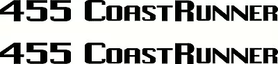 $25 • Buy  Quintrex 455 COASTRUNNER Fishing Boat Sticker Decal Marine Set Coast Runner