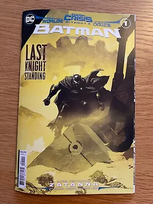 Batman #1 Dark Crisis Zatanna VF/NM 2022 Spurrier Sook • £4.45