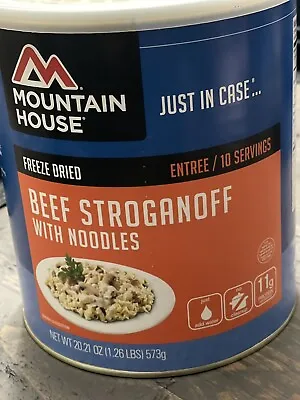 Mountain House Beef Stroganoff Freeze Dried Food Can - 10 Serving - Best By 2046 • $51.99