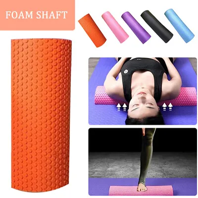 Half Round Yoga Column Roller Fitness High Density Molded Half Foam Roller RY • $16.18