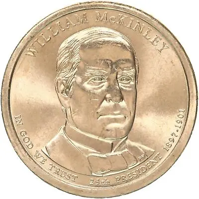$3.68 • Buy 2013 P Presidential Dollar William McKinley BU Clad US Coin