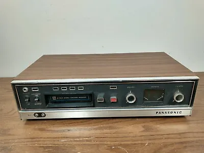 Vintage Panasonic 8-Track Stereo Recorder Model RS-803US - PARTS ONLY As-Is • $25