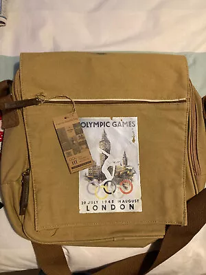 Olympic Games London 1948 Canvas Shoulder Messenger Bag - NEW With Tags. • £7.95
