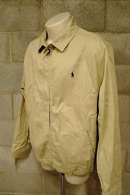 Polo By Ralph Lauren Tan Midweight Cotton Jacket…size Large…vgc... • $75