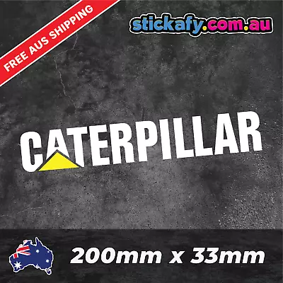 Caterpillar Sticker Funny Laptop Car Window Bumper 4x4 Ute Decal Tradie 4wd • $4.95