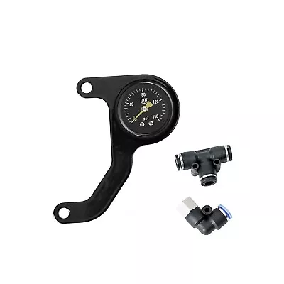 $99 • Buy Harley-davidson V-rod Air Ride Pressure Gauge Kit Black Vrsc Vrscdx Vrscf Vrod 