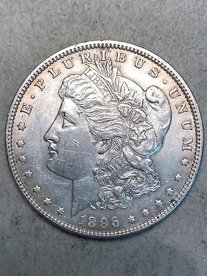 1896 Morgan Silver Dollar Ch AU • $55