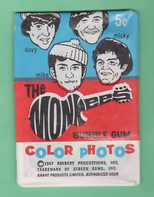 1967 Monkees Canadian Edition Unopened Pack • $45.99