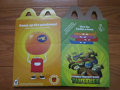 McDonalds 2015 Teenage Mutant Ninja Turtles Happy Meal New ACQUIRED FLAT BOX • $7.49