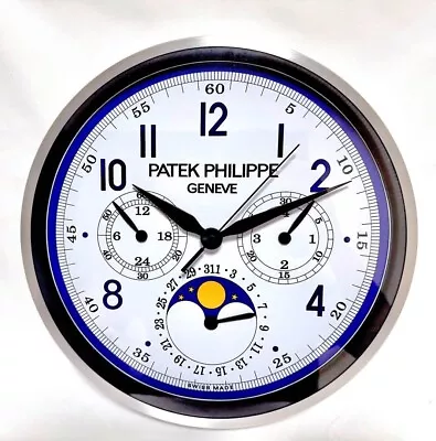 PATEK PHILIPPE Wall Clock Novelty Rare Dedicated Box Expedited Novelty Japan • $568.99
