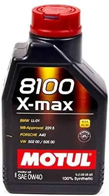 Motul MTL104531 8100 0w40 X-Max Oil 1 Liter • $19.37