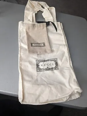 £20 • Buy Gucci Online Exclusive Cotton Tote With Small Gucci Pouch