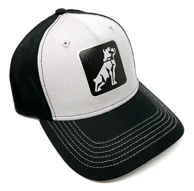 Mack Trucks Bulldog Logo Grey Black Adjustable Curved Bill Snapback Hat Cap Mens • $16.95