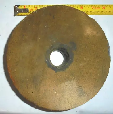 Vintage  Sharpening Tool ~Grinding Wheel Stone Replacement  7 In. X 3 In..x1 1/4 • $29.95