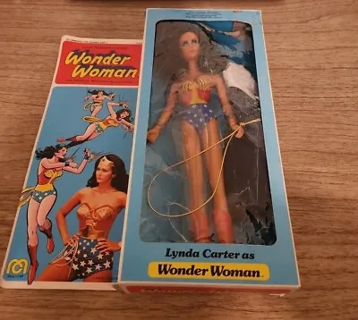 Vintage 1976 Mego Wonder Woman Complete In Box - Open Box - With All Accessories • $380