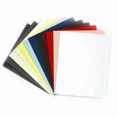 Packs Of Acid Free Mount Board White Ivory Grey Black Blue Pink Green Red Plum • £12.91