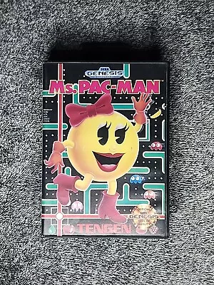 Ms Pac-Man Sega Genesis Complete With Manual Hard Case Tested & Working  • $12.95