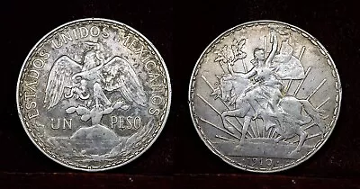 1910 Mexico 1 Peso Caballito 100th Anniversary Of The  Cry For Independence  • $210