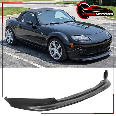 Fits 06-08 Mazda MX-5 Miata GV Style Unpainted PU Front Bumper Lip Spoiler • $77.49