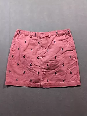 Ralph Lauren Sport Women's 6 Pink Little Pony Tennis Golf Casual Mini • $20.99