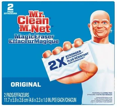 SET OF 2 Mr Clean Magic Eraser Multi Purpose Cleaner Greasy Kitchen Messes • $5.45